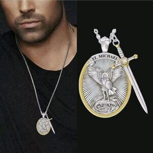 Patron Saint Michael Archangel Catholic Necklace